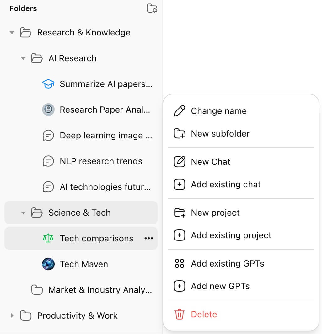 ChatGPT Mods Folders Screenshot